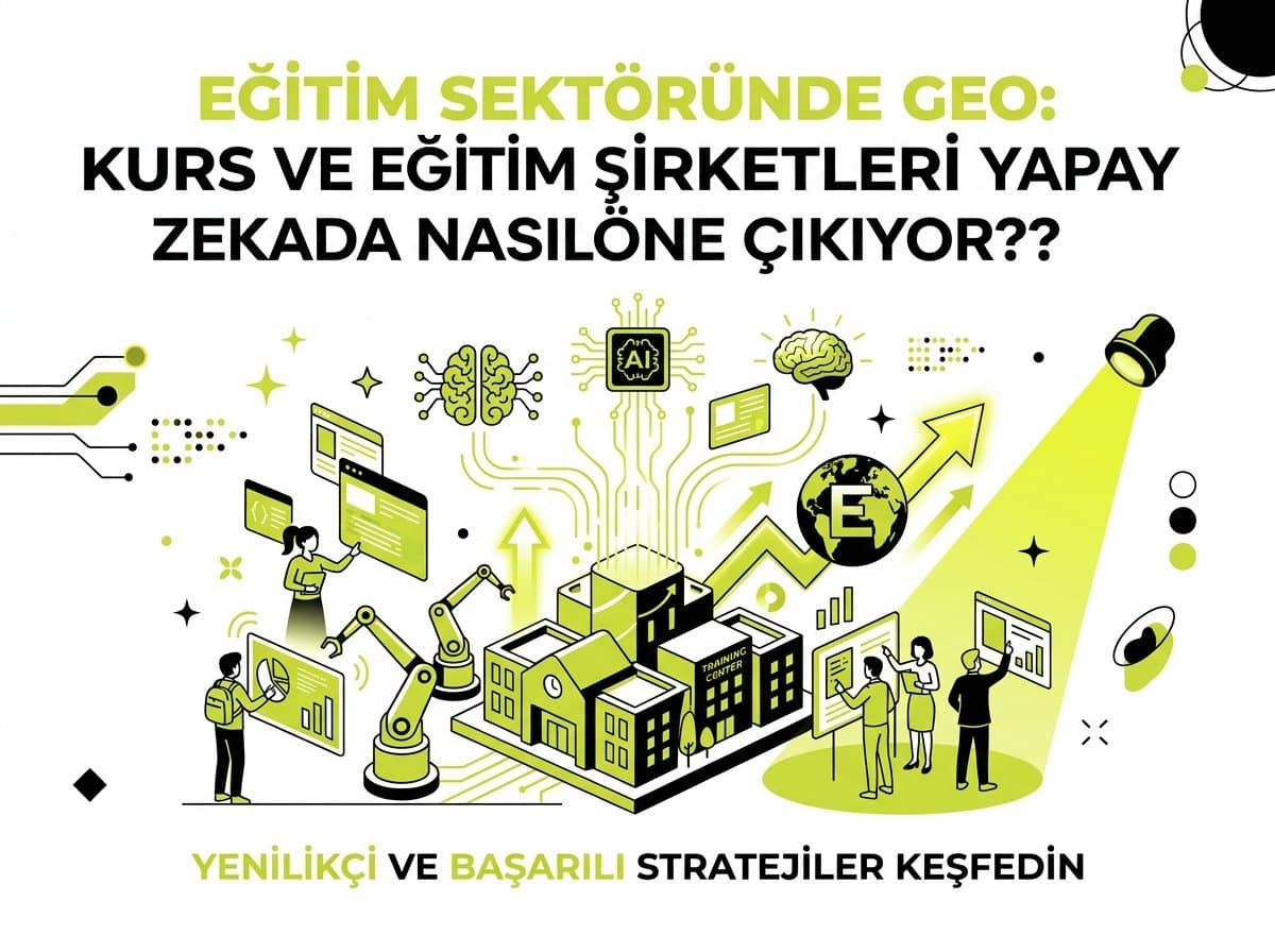 Eğitim Sektöründe GEO: Kurs ve Eğitim Firmaları AI’da Nasıl Öne Çıkar? (2026)