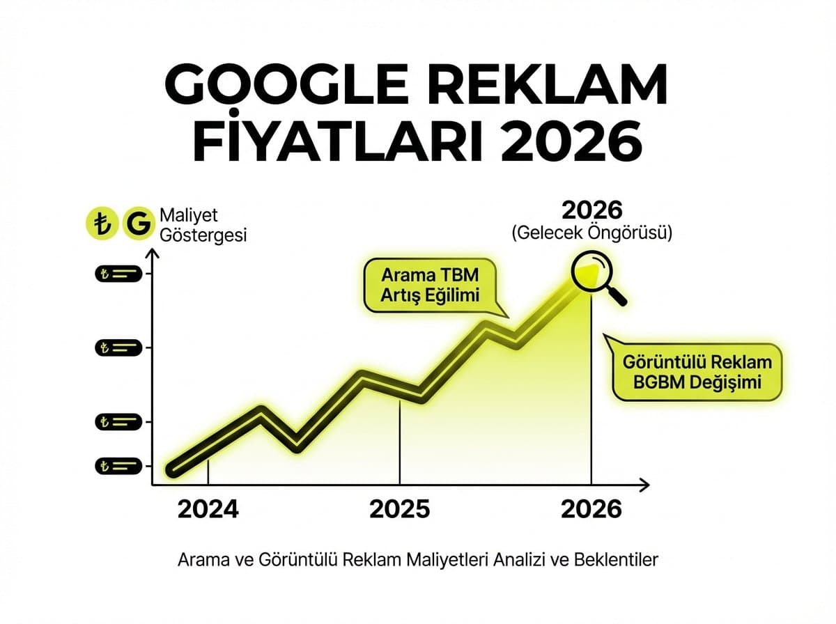 Google Reklam Fiyatları 2026: Ads Ücretleri, Sektörel Maliyetler ve Bütçe Planlama Rehberi