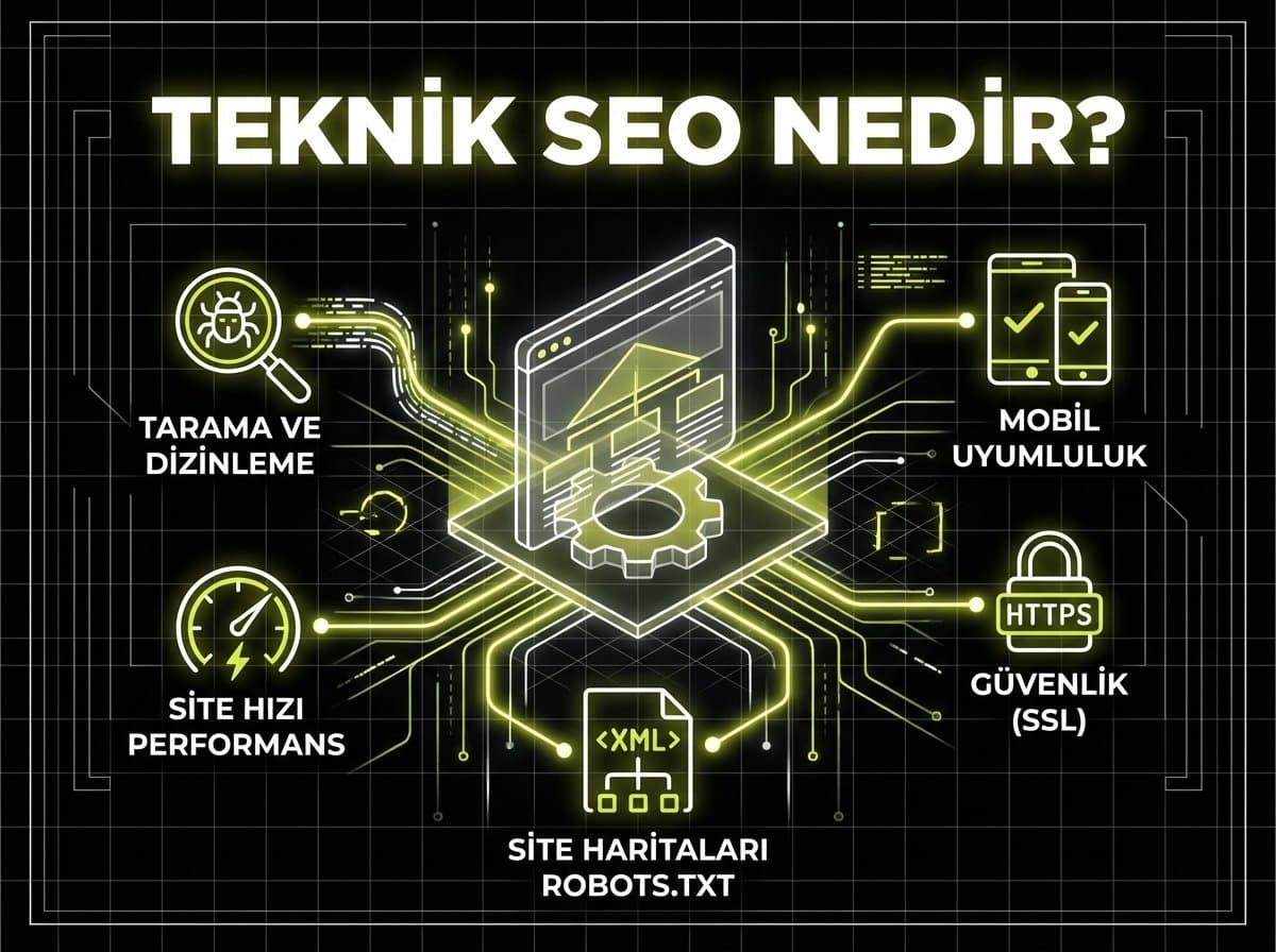Teknik SEO Nedir? Web Sitenizin Görünmez Temeli — 2026 Kapsamlı Rehberi