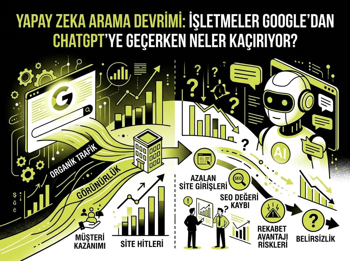 AI Arama Devrimi: Google’dan ChatGPT’ye Geçişte İşletmeler Ne Kaybediyor? (2026)