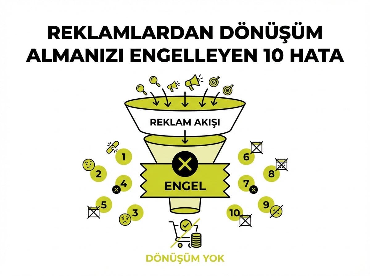 Reklamlardan Dönüşüm Alamama: Markaların Düştüğü 10 Görünmez Hata ve Profesyonel Çözüm Gerekliliği