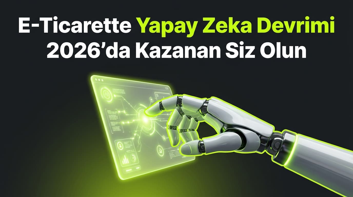 E-Ticarette Yapay Zeka: Verimlilik ve Büyüme İçin 2026 Rehberi